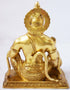 Brass Sitting Hanuman Ji God Idol Statue 3.94kg