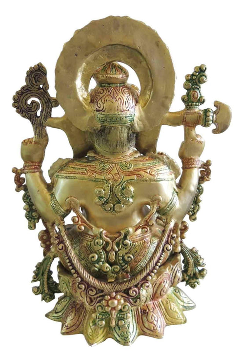 Brass Ganesh Ji Statue 12.88kg