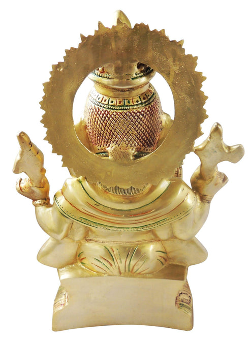 Brass Ganesh Ji Statue 12.4kg