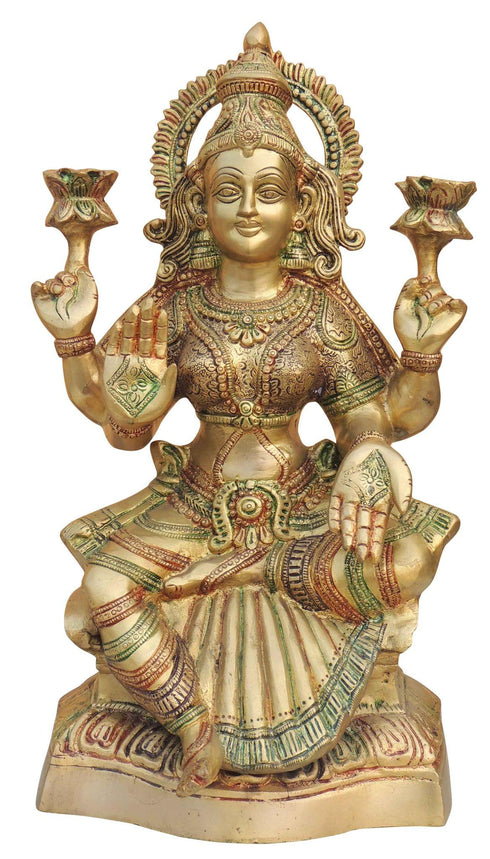 Brass Lakshmi Ji statue Idol 10.78kg