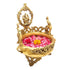 Brass Urli With Design & Lord Ganesh 3.2kg