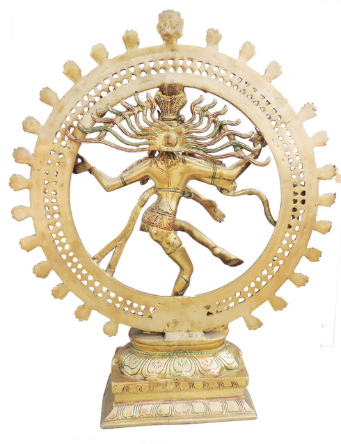 Brass Nataraja God Idol Statue 12.86kg