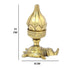 Brass Flower Candle Holder On Elephant 0.3kg