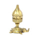 Brass Flower Candle Holder On Elephant 0.3kg