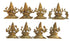 Brass Ashthalakshmi Ji Idol Set Of 8 Piece 0.98Kg
