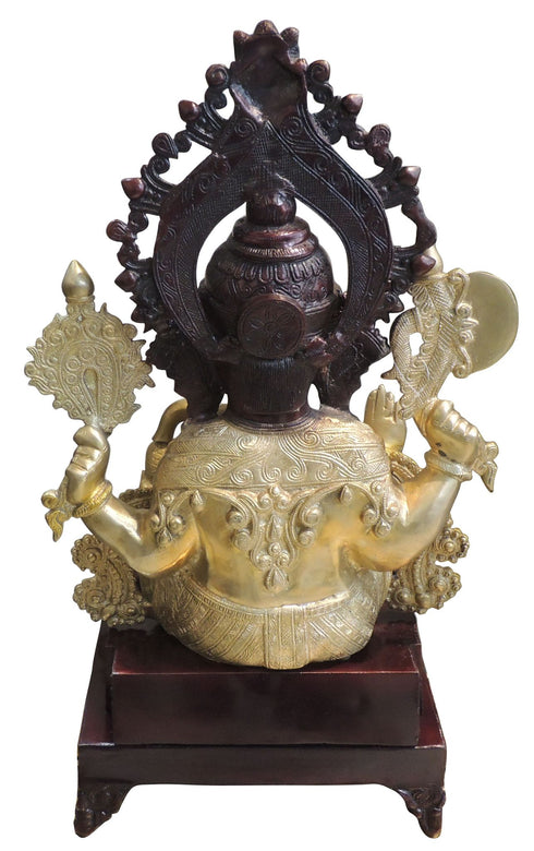 Brass Ganesh Ji Statue 34kg