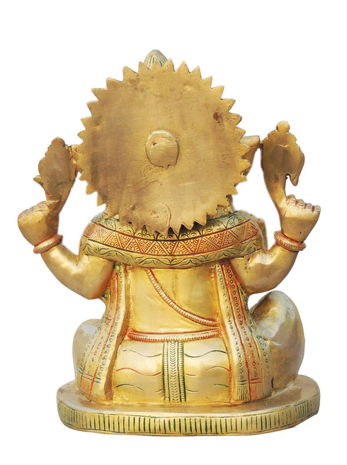 Brass Ganesh Ji Statue 6.8kg