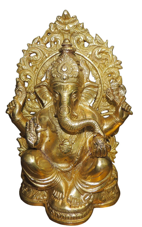 Brass Ganesh Ji Statue 2.3kg