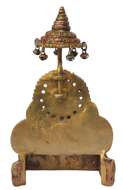 Brass Sai Baba Umbrella Statue 4.1kg
