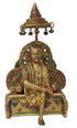 Brass Sai Baba Umbrella Statue 4.1kg