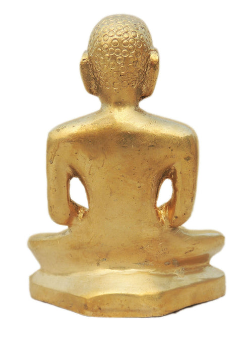 Brass Mahaveer Ji Statue 1.2kg