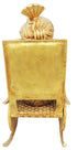 Brass Chair Ganesh Statue 12.74kg