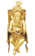 Brass Chair Ganesh Statue 12.74kg