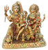 Brass Shiv Parivaar On Hill Colour Idol Statue 10.642kg