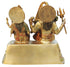 Brass Shiv Parivaar On Hill Colour Idol Statue 10.642kg
