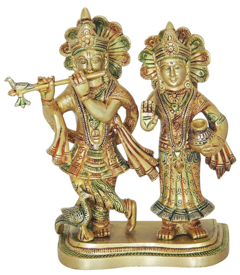 Brass Radha Krishan Statue 2.7kg