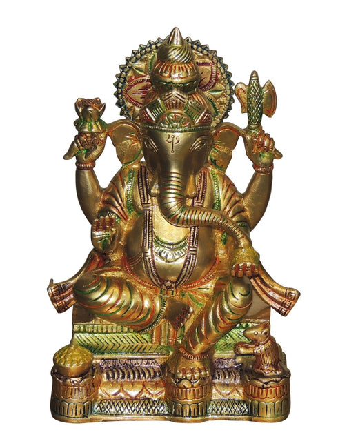 Brass Ganesh Ji Statue 3.78kg