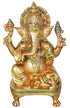 Brass Ganesh Chowki 2.5kg