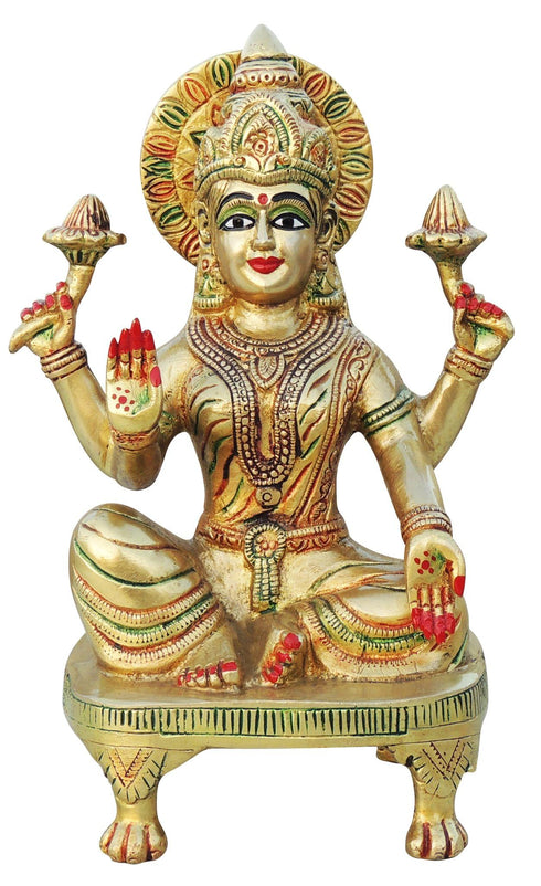 Brass Laxmi Ji Statue 2.4kg
