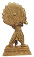 Brass Narsingh Bhagwan God Idol Statue 2.88kg