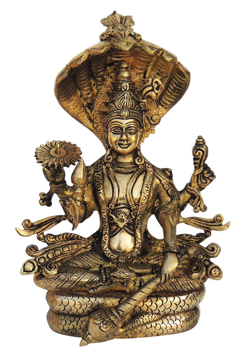Brass Vishnu Statue 4.44kg