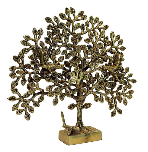 Brass Wall Hanging Tree Statue 1.9kg