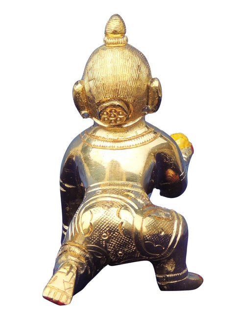 Brass Laddu Gopal Idol Statue 0.28kg