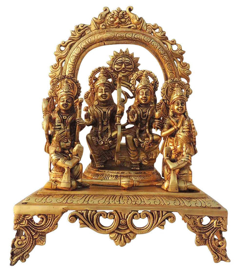 Brass Ram parivar Idol statue 14.94kg