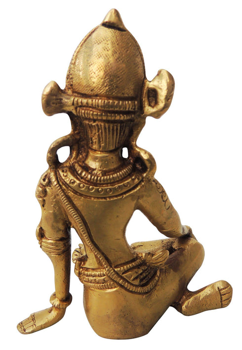 Brass Indra Dev Statue 0.76kg