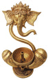 Brass Table Decor Deepak With Ganesh Ji 1.32kg