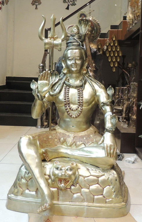 Brass Shiv ji Idol Statue 144kg