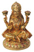Brass Laxmi Ji Goddess Idol Statue 2.6kg