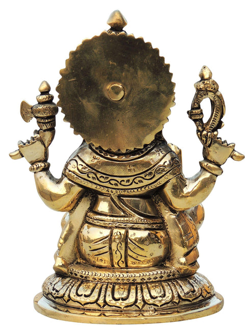 Brass Ganesh Ji Statue 2.56kg