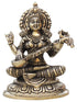 Brass Saraswati Ji Statue 2.16kg