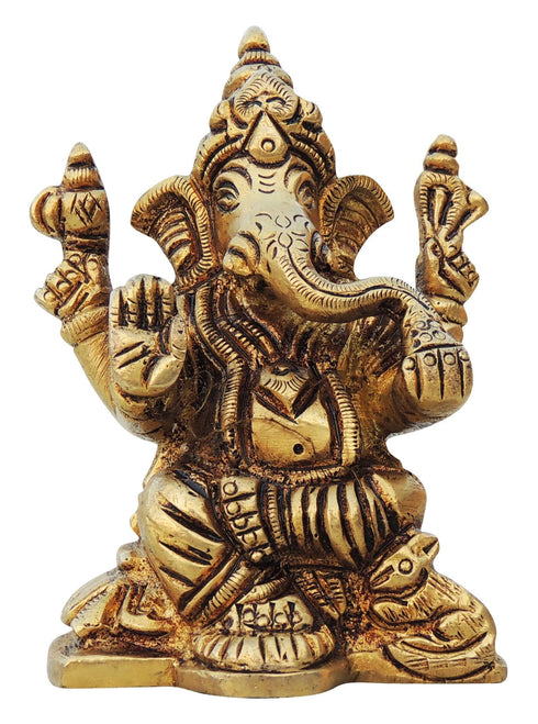 Brass Ganesh Ji Statue 0.34kg