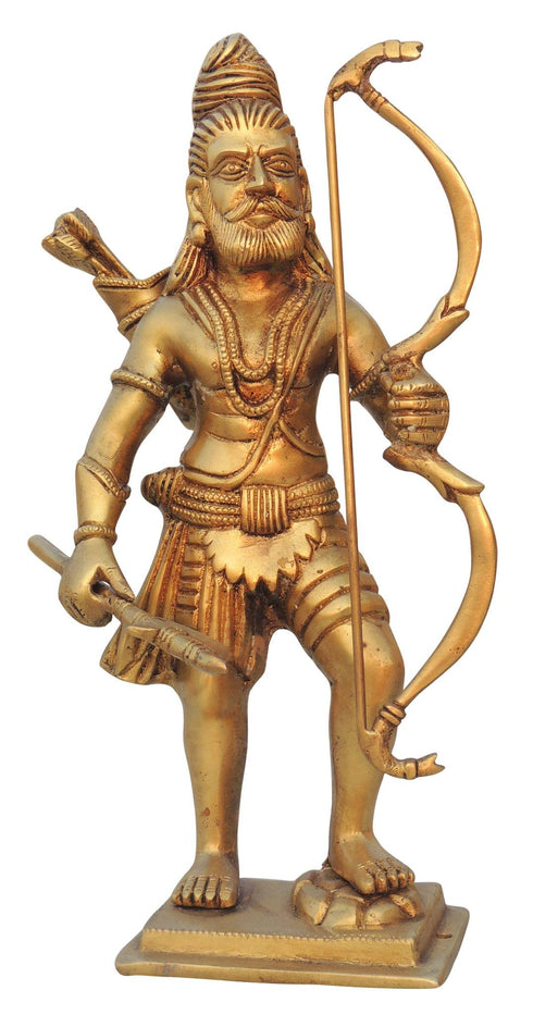 Brass Parshuram God Idol Statue 2kg