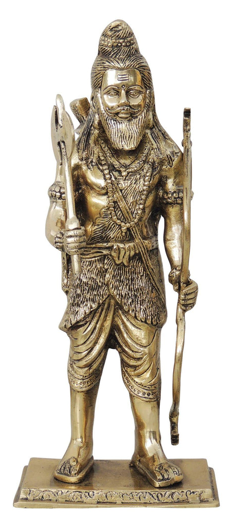 Brass Parshuram Ji God Idol Statue 4.06kg