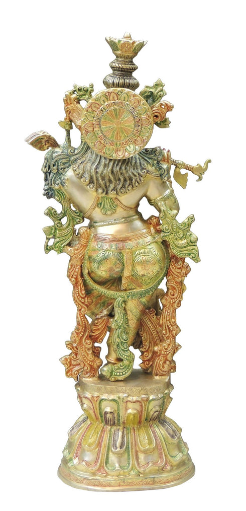 Brass Krishna Idol 56.98kg