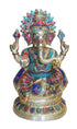 Brass Ganesh Ji statue idol 51.5kg