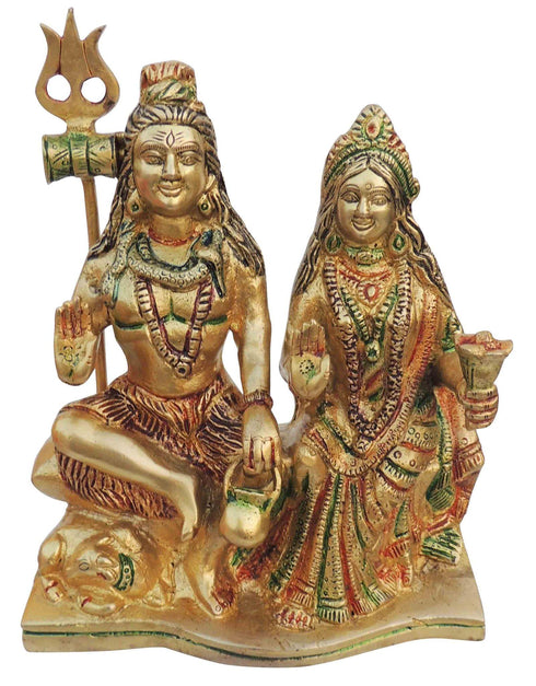 Brass Shiv Parivar God Idol Statue 3kg