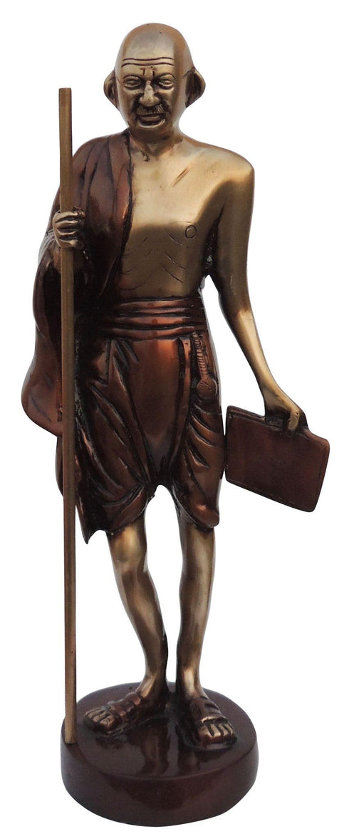 Brass Gandhi Ji Idol Statue 2.36kg
