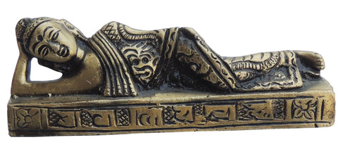 Brass Sleeping Buddha Statue 0.22kg