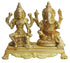 Brass Laxmi Ganesh God Idol Statue 2.16kg
