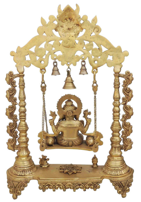 Brass Ganesh Ji God Idol Statue 15.78Kg