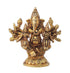 Brass Ganesh Parivar God Idol Statue 0.62Kg