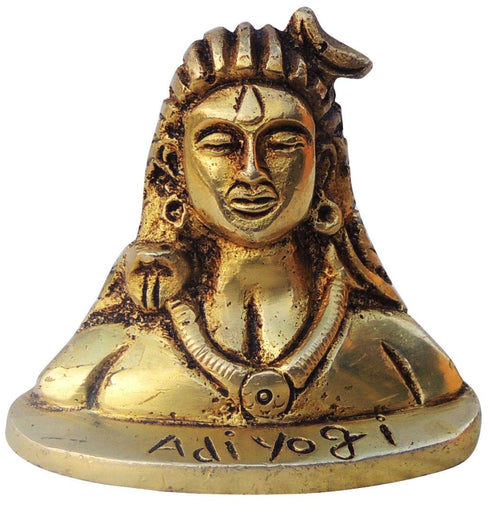Brass Aadiyogi Statue 0.26Kg