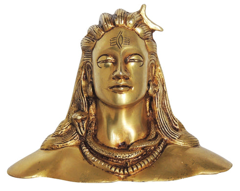 Brass Aadiyogi God Idol Statue 0.92Kg
