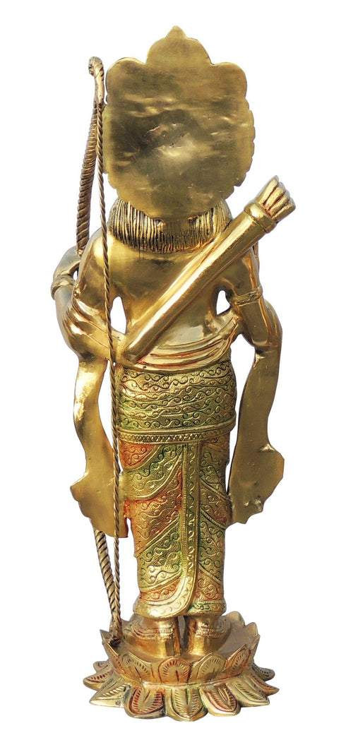 Brass Ram Ji Statue Idol 22.24 Kg