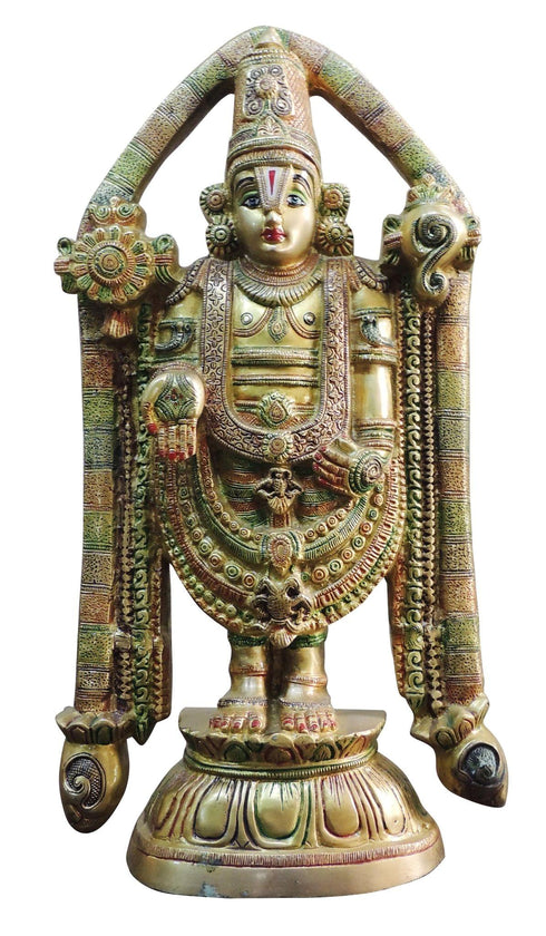 Brass Tirupati Bala Ji God Idol Statue 17.5Kg