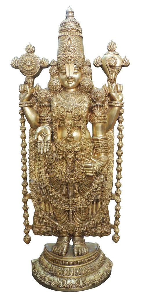 Brass Tirupati Bala Ji God Idol Statue 47Kg